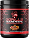 Gorilla Mind - Gorilla Mode Nitroc Opgraderet Stimulant Gratis Pre- Workout - Bedste Tasting og mest effektive Stimulant Gratis Pre- Workout / Massive Pumper · Vasodilation · Power / 768 Grams (Volcano Burst)