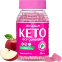 Keto ACV Gummies Advanced Formel 1500MG Keto Gummies Apple Cider Vinagar Formuleret med Pomegranate Beet Juice Powder B12 Vegan Non GMO 60 Gummys