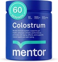 Mentor Colostrum Powder supplement til mennesker - Økologisk Bovine Colostrum supplement til Gut sundhed, hårvækst, skønhed og immunforsvar - Colostrum Protein