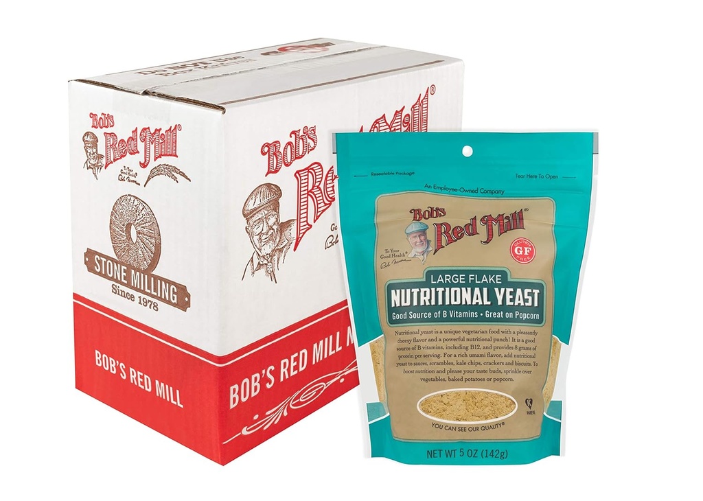 Bob 's Red Mill Gluten Free Large Flake Nutritional Gær, 30 Oz