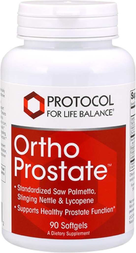 Protocol Ortho Prostata - Herreprostata Health Supplement * - med Saw Palmetto Extract, Stinging Nettle Extract & Zink Gluconate - 90 Softgels
