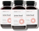 Smarter Nutrition Joint Food - Nourising Support for Joint Comfort, Smøring, Mobilitet med Collagen Type II, Lipase, MSM, C-vitamin, gurkemeje, bromelain - 180 Greve (Pack of 3) - 90-Day Supply