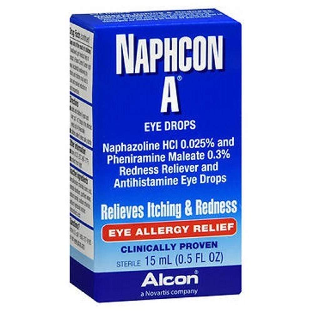 NAPHCON A Eye Drops, 15 ml (pakke med 3)