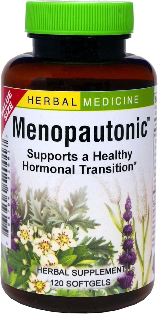 Urter Etc. Menopautonome Softels - Essential Supplement for kvinder - Hormonal Transition Support Supplement - Tilbud Menopausal Support med Dong Quai & Motherwort - 120 Softgels (120 Servere)