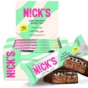 Nicks Mint Chocolate Protein Bars - 12-greve Box Note 124; High Protein, lave kalorier, lave kulhydrater, Keto Friendly, Ingen tilsat sukker