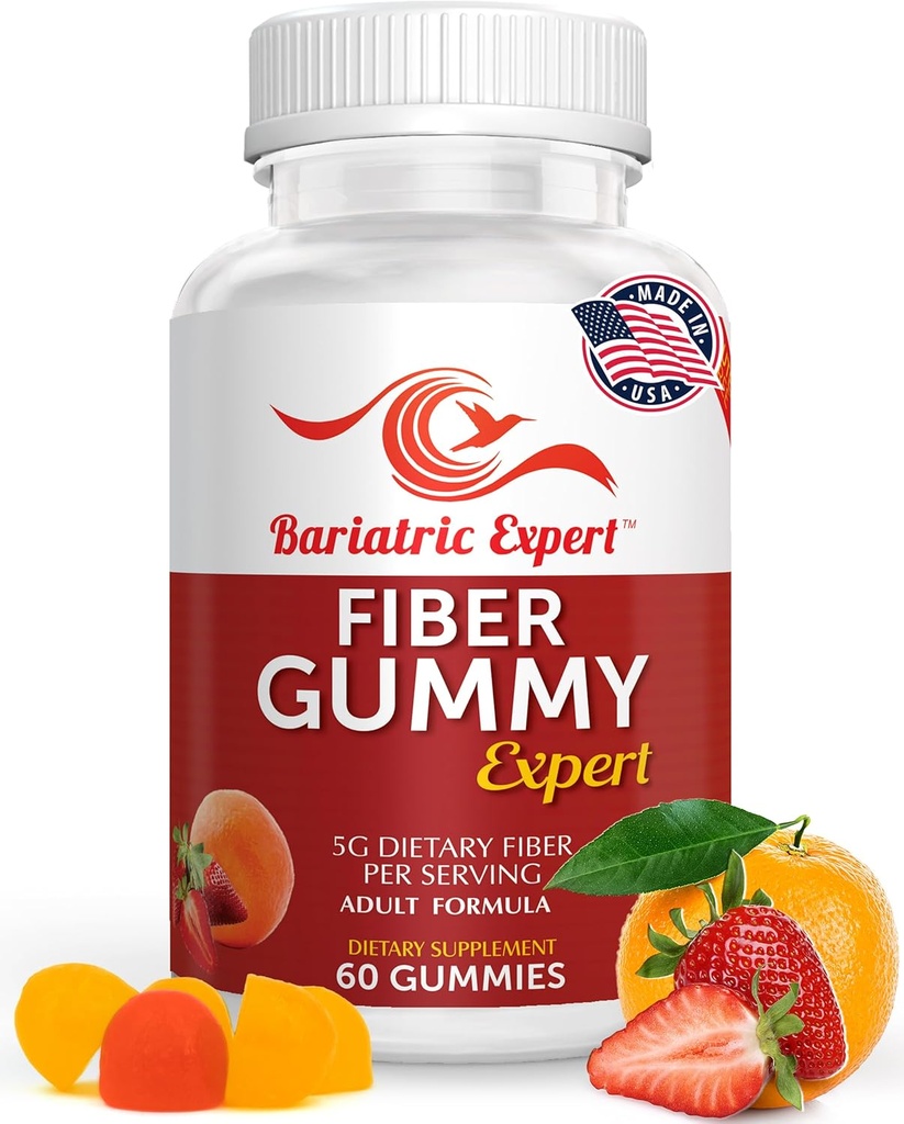 Bariatric Expert Fiber Vitamin - Fast- smeltning Kosttilskud til voksne Post Bariatric Kirurgi, 60 Greve