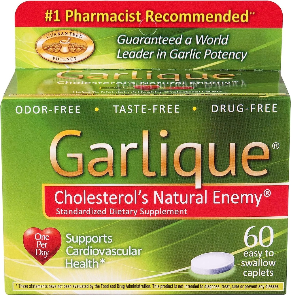 Garlique Garlic, Caplets (Pack of 4)