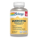 SOLARAY Quercetin Bromelain & C-vitamin, immunsystem, Sinus, Respiratory & Antioxidant Activity Support, Vegan, 500 mg Quercetin & 1 2335 mg VIT C, 60 dages garanti, 75 Servere, 150 VegCaps