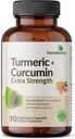 Fremurebiotika Gurkemeje + Curcumin 1500 MG per servering, Antioxidant, Fælles & fordøjelsesstøtte med BioPerine for forbedret næringsindtagelse, ikke-GMO, 90 vegetariske kapsler