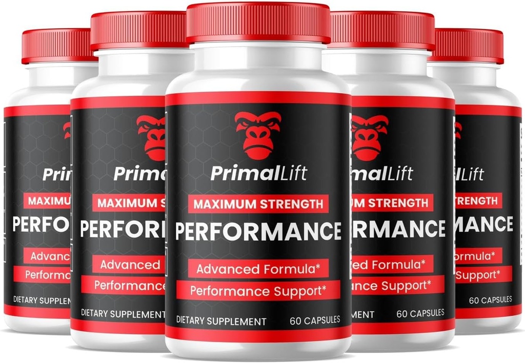 SPRESSO (5 Pack) Primal Lift Capsules - Official Formula Primal Lift Capsules, Primal Lift for Men, Primal Lift Male Capsules, PrimalLift Capsules, All Natural Support, Review (300 Capsules)