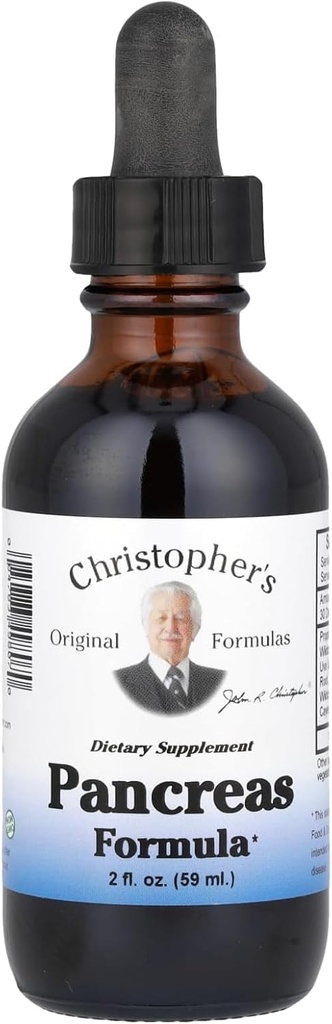 Christopher 's Original Formulas Pancreas Formel Extract, 2 fl oz (59 ml)
