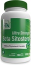 Helbredsthru Nutrition Ultra Strength Beta Sitosterol Mex124; 1.000mg Phytosteroler Complex 400mg Beta 124; Non- GMO Vegan (pakke med 180)