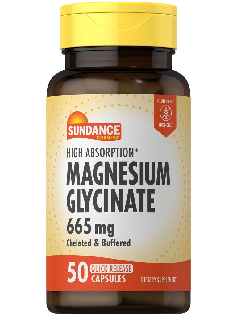 Sundance Magnesium Glycinat Kapsler 124; 665 mg