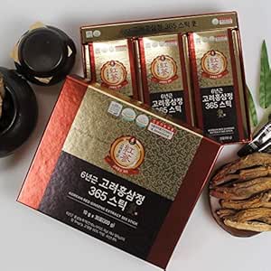 JUNGWONSAM 6 År Rød Ginseng 365 Stick kejser