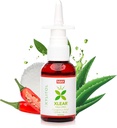 XEARMAX Natural Xylitol Saline Nasal Spray med Capsicum og Aloe - Hurtig fungerende for Sinus tryk, Decongestant, Hovedpine, Tør Næse, 1,5 fl oz (pakke med 1)