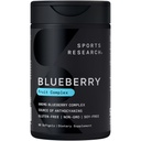 Sportsforskning Blåbær Kapsler - Lavet af økologiske blåbær med Økologisk Ekstra Jomfru Olivenolie - Non-GMO & Gluten Free - 60 flydende bløddele