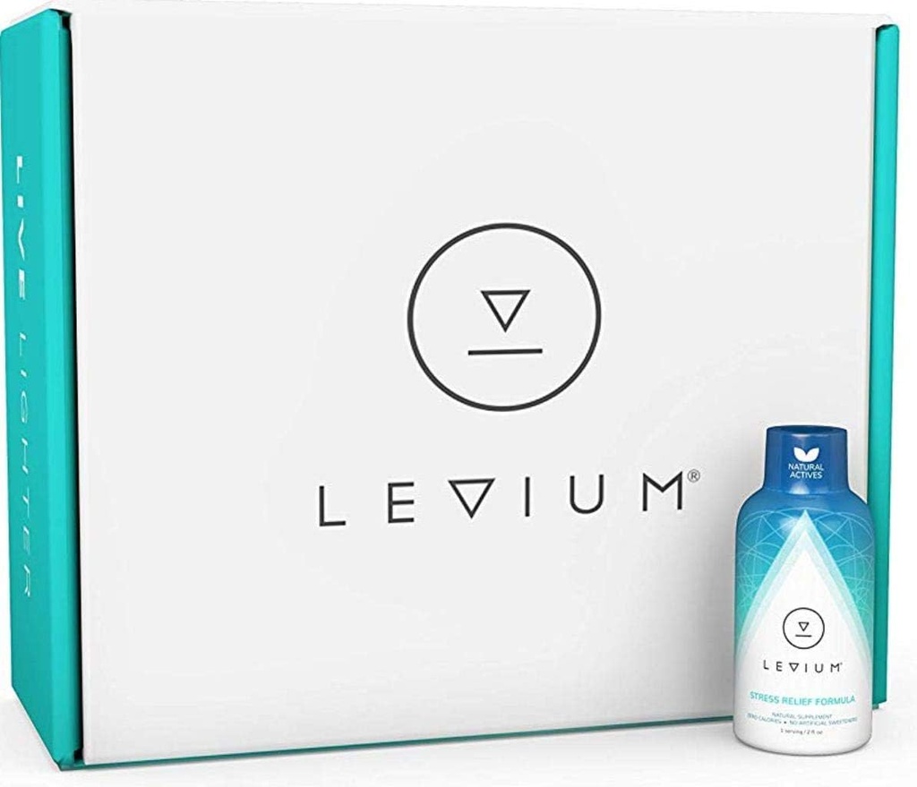 Levium Calming Stress Relief Vitamin Support 124; Natural Mood Boosting Flydende Shots (30 dages forsyning)