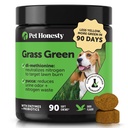 Græs Green Dog Chews - Urin Neutralizer til græsplæne, Hund Pee Grass Hjælper Yard Stay Green Addressing Burn Spots med Probiotika & Enzymes (Duck)