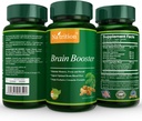 Natrition Brain Booster - Ginkgo Biloba, gurkemeje, Cistanche Tubulosa, Fo-ti Extract Blend - Natural Antioxidant Support for Brain Function - Klarhed, fokus og hukommelse forbedring - 90 Veggie kapsler