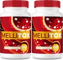 (2 Pack) MelliTox kapsler, MelliTox supplement Body Detox, MelliTox maksimal styrke Formel, MelliTox piller til sunde celler, MelliTox Pastillas anmeldelse (120 kapsler)