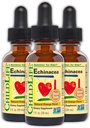Børn Echinacea for børn - Kids Echinacea Drops, Flydende tinktur, Alkohol Free Supplement for babyer, Tandlæger, Børn - Natural Orange, 1 Fl Oz (Pack of 3)