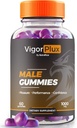 NutraRize Vigor Plux, VigorPlux Mand Gummies, VigorPlux Gummies for mænd, All- Natural Supplement til støtte samlede ydeevne og tillid, Official Gummy s Formel Anmeldelser (60 Gummies)