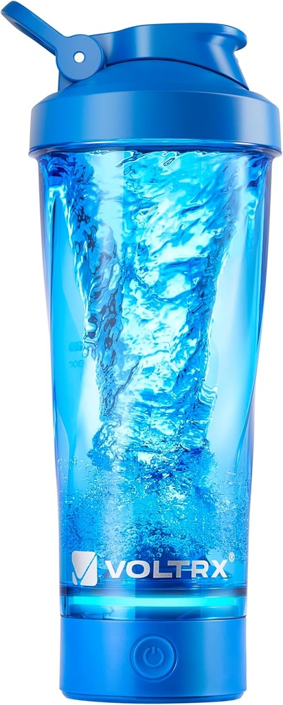 VOLTRX Premium Electric Protein Shaker Flaske, Lavet med Tritan - BPA Free - 24 oz Vortex Portable Mixer Cup / USB C Genopladelige Shaker Cups til Protein Shakes
