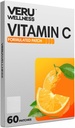 Veru Wellness C-vitamin Plus Daily Patch - Selvklæbende tidsudløsning Topical Patch, 8-10 Timer (60 Dag)