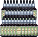 Nirgundi (Vitex Negundo) Tørret Leaf Alkohol- Free Liquid Extract (Brand Name: HerbalTerra, Stolt Lavet i USA) 30x2 oz