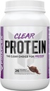 FINAFLEX Clear Protein, Double Chocolate - 2 LB - fremmer Muscular Performance & Growth - Milkshake- Like Smag - Lavcarb, Lavfedt & Gluten Free - 27 Serveringer
