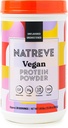 Natreve Vegan Protein Powder - 25g Plant Based Protein Powder med Probiotika og Aminosyrer - Gluten Free & Unflavored, 20 Servere