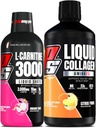 PROSUPPS L- Carnitin 3000 Stimulant Free Liquid Shots (Dragon Fruit) Amino23 Flydende collagen Shots (Citrus Punch) Bundle
