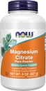 Now Foods Supplements, Magnesium Citrate Pure Powder, Enzyme Funktion *, Nervesystemet Support *, 8 - Ounce