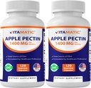 Vitamatic Apple Pectin 700mg - 120 Vegetariske kapsler per flaske