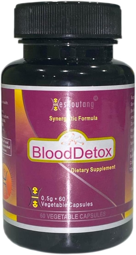 BloodDetox|Market Proven Herbal Blood Cleanser|60 Veg Capsules