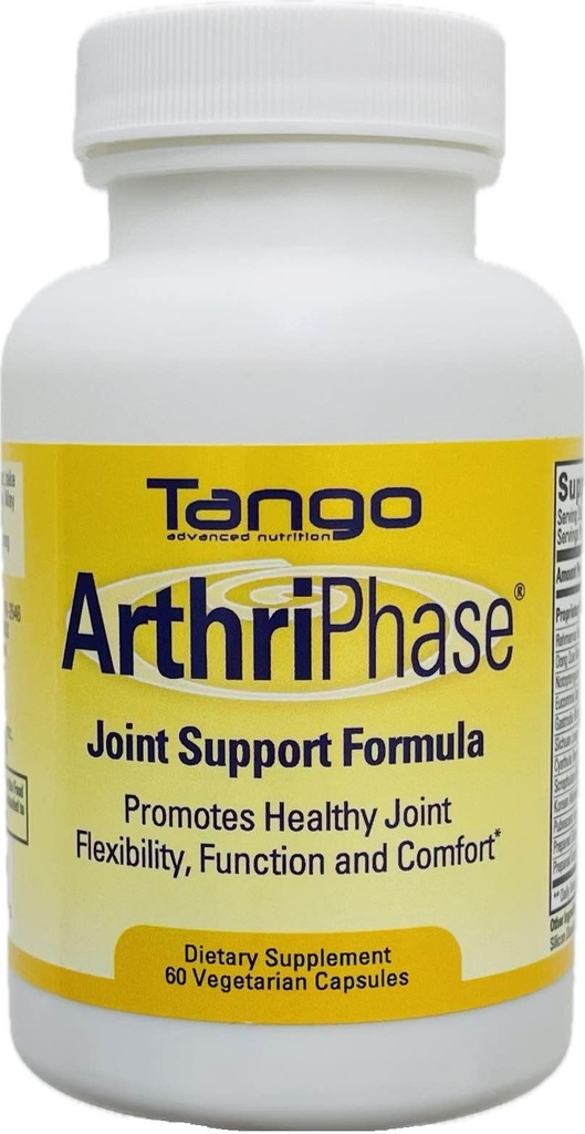 Tango Arthriphase Naturlig fælles støtteformel (60 vegetariske kapsler)
