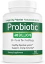 Longevity Probiotic 40 Billion CFUs for Colon Digestive Health