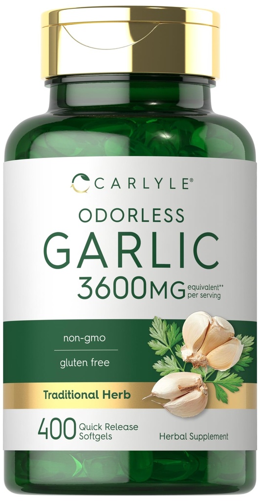 Carlyle Odorless Hvidløg bløddele 3600 mg