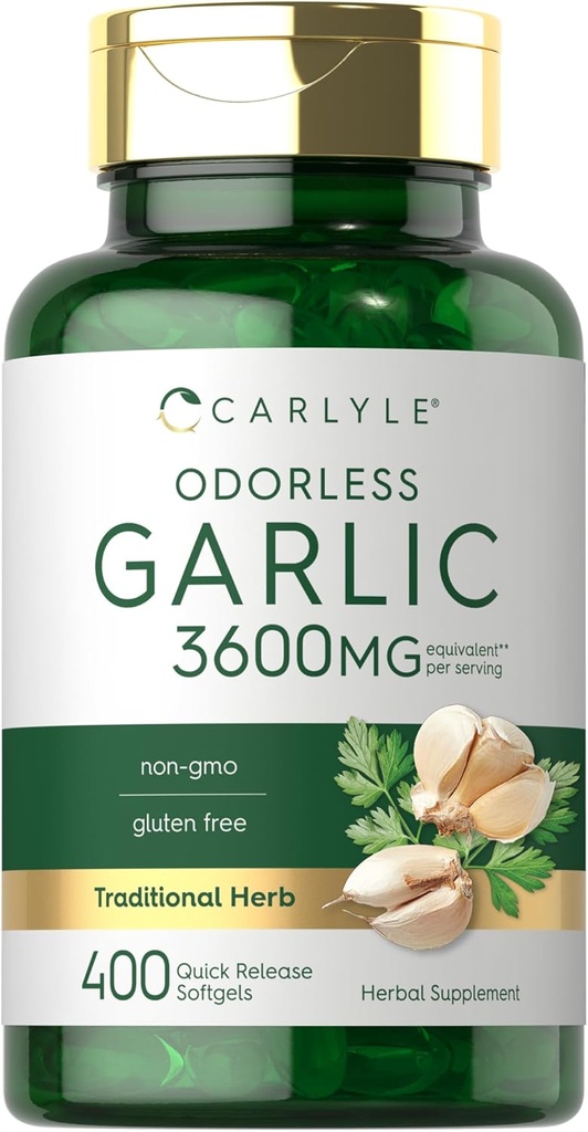 Carlyle Odorless Hvidløg bløddele 3600 mg