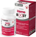 Hemeboost 11, 6 mg (23, 2 mg Heme Iron) I 60 tabletter á 124; høj potens Natural Iron Supplement I High Absorption & Gentle på Mave I jernpiller til voksne & Sikker til brug ved graviditet