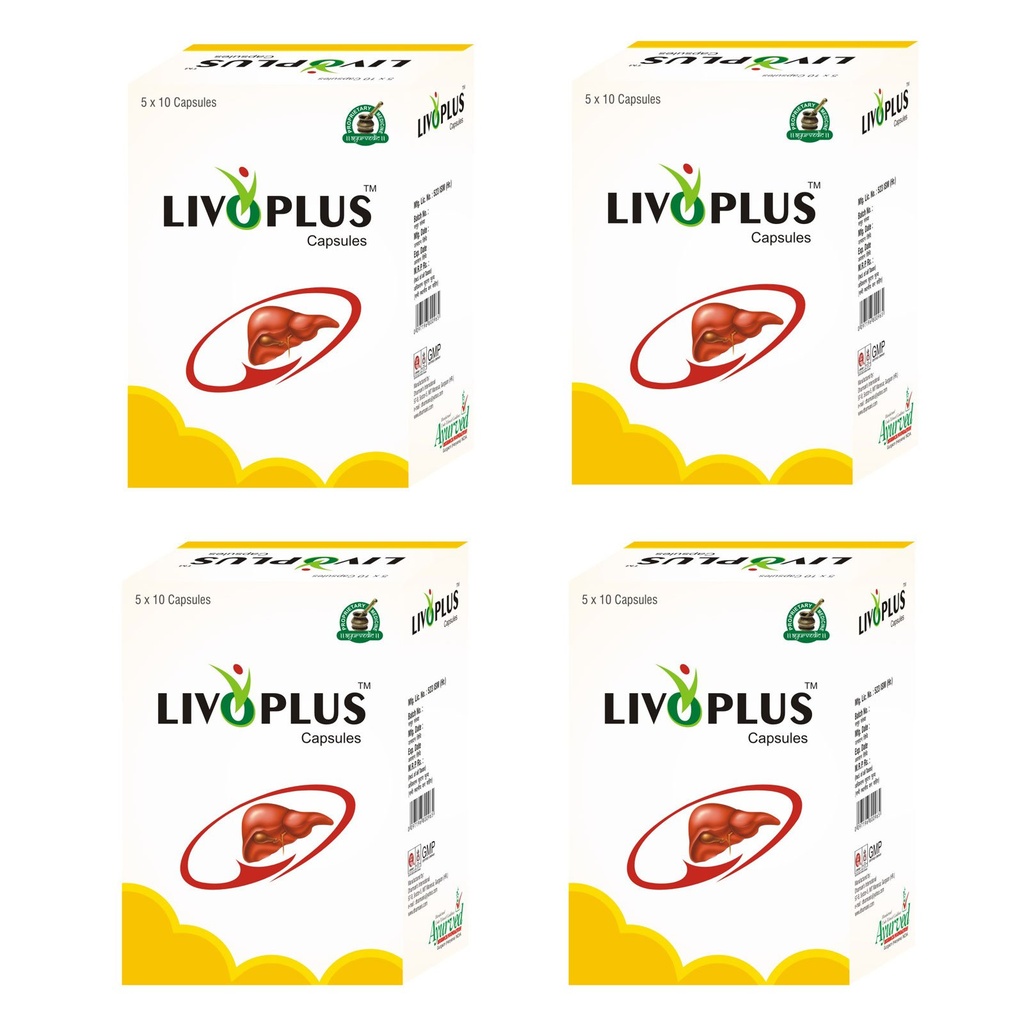 Livoplus lever sundhed supplement, naturlige lever renser, Detox & Reparation Pure Herbal Formel for mænd og kvinder - 200 kapsler