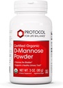 PROTOKOL FOR LIV BALANCE D- Mannose Powder - 2g per servering - Brege Cleanse - Support Health Urinary Tract - for mænd og kvinder - Kosher & ikke-GMO - 3 oz
