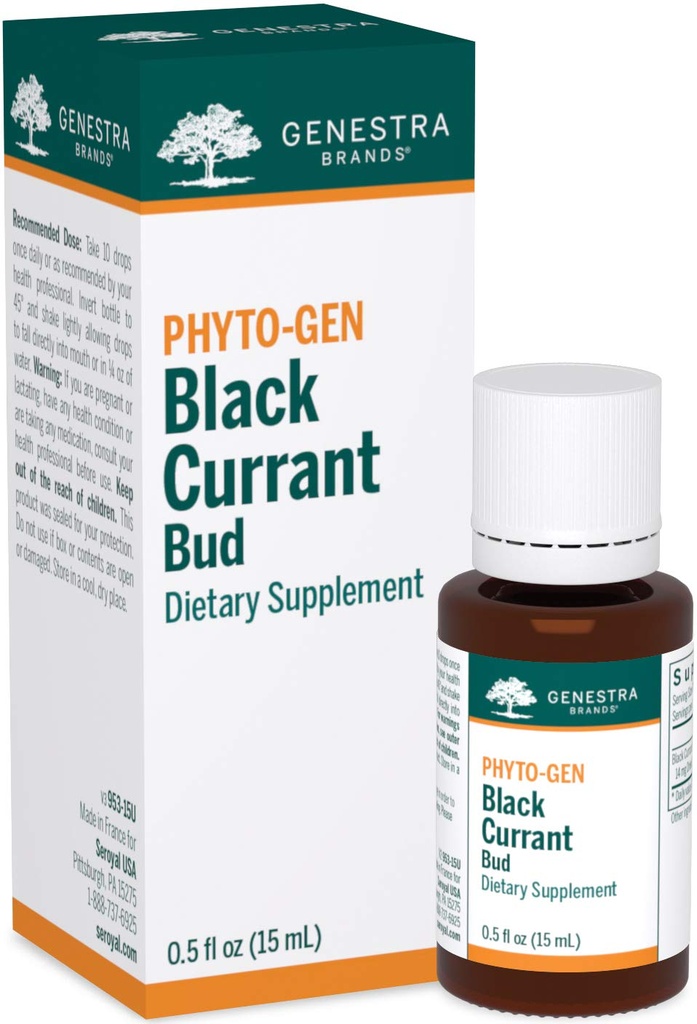 Genestra Brands Black Currant Bud Bud124; Urtetilskud 124; 0,5 fl. oz.