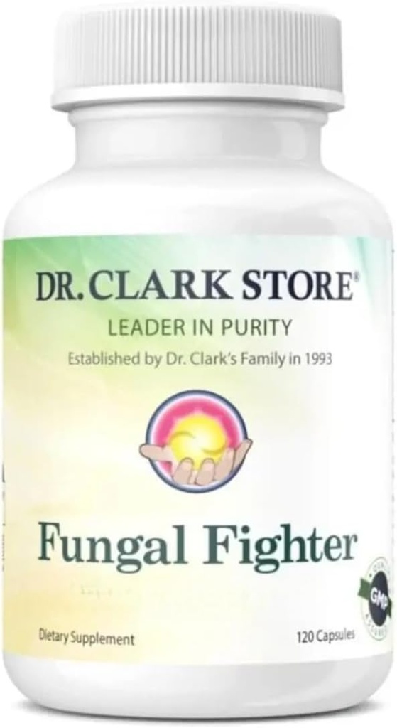 Dr Clark Store Fungal Fighter – 120 Capsules, Supports Healthy Fungal Balance & Immune System Support