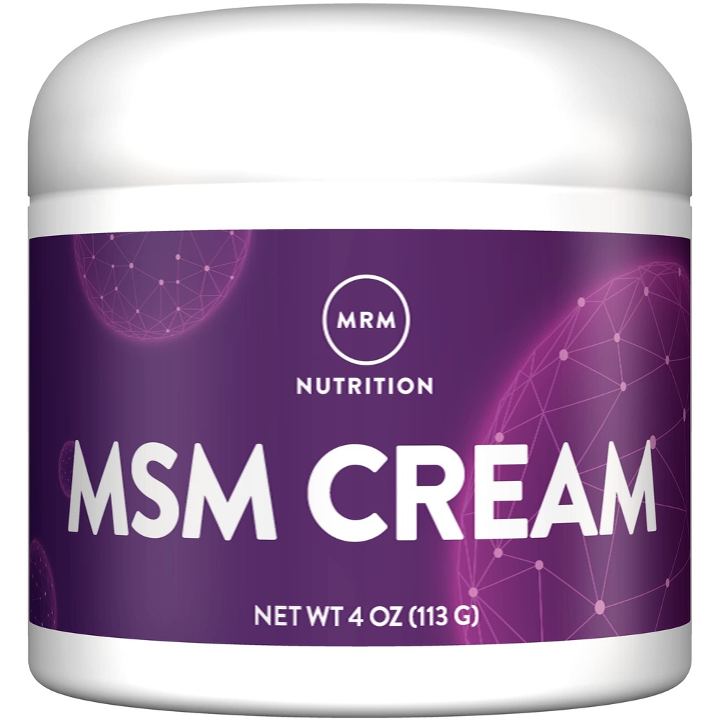 MRM MSM Cream med vitamin A & D -- 4 Oz.