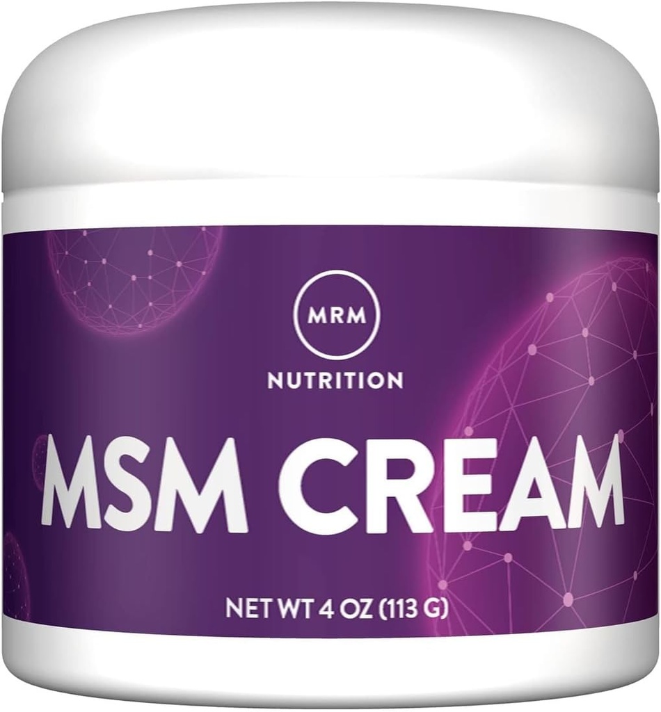 MRM MSM Cream with Vitamin A & D -- 4 Oz.