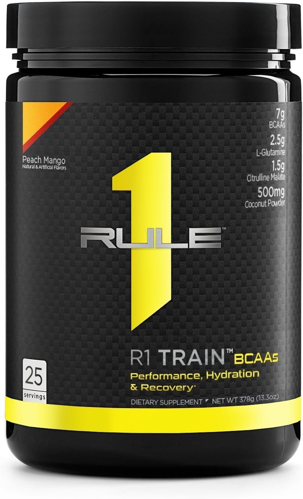 Regel 1 R1 Tog Bcaas 25 Servering Peach Mango, 378 Gram