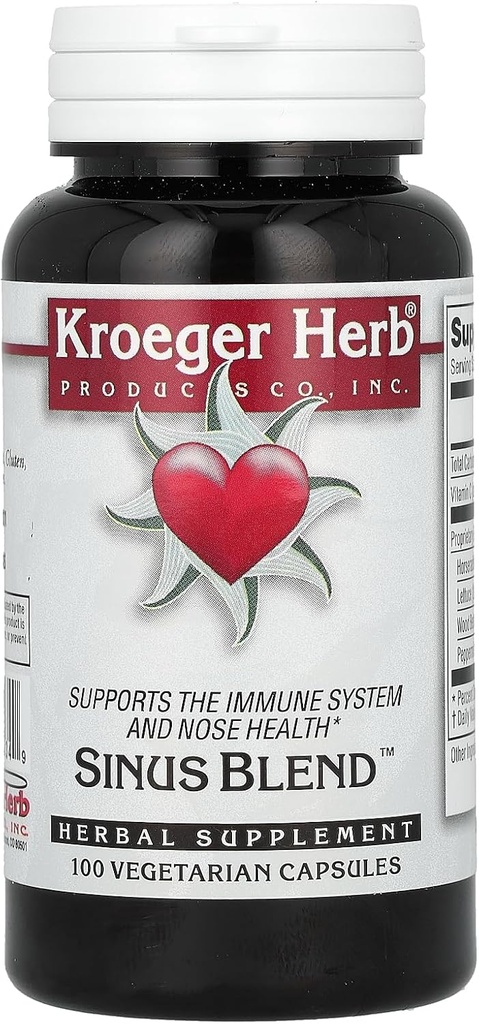 Kroeger Herb Co Sinus Blend, 100 Vegetariske Kapsler