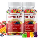 (2 Pack) Keto Apple Cider Vinegar Gummies, Keto ACV Gummy Diet Supplement, Advanced 1500mg ACV Gummies with Folate, B12、B6 and Keto Support for Women Men, Gelatin- Free, Vegan & Non-GMO (Multi-Flavor)