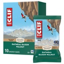 CLIF BAR - Energy Protein Bars - Havregryn Raisin Valnød - Lavet med Økologisk Havre - Energibar - Ikke-GMO - (10 Pack)